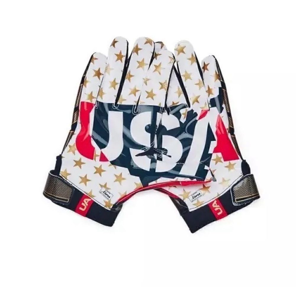 Under Armour Men's UA F8 Novelty Football Gloves 1370840-408 Academy